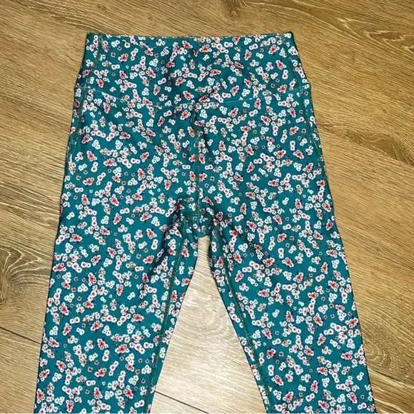 *Anthropologie Kachel Floral Contrast Leggings - Picture 2 of 5